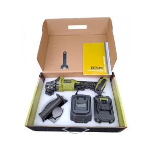 Болгарка акумуляторна Eltos МШУ-125/20 BL-1. Photo 2